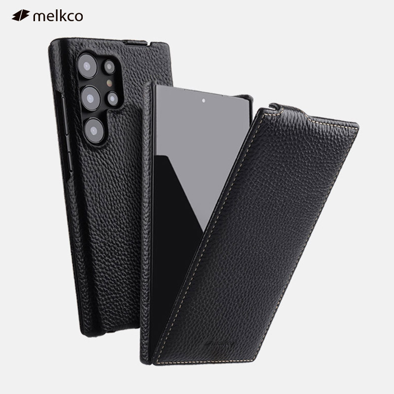 Melkco Phone Case for Samsung S25Ultra Genuine Leather 24ultra Flip S24plus Simple Protective Case Melkco Phone Case for Samsung S25Ultra Genuine Leather 24ultra Flip S24plus Simple Protective Case