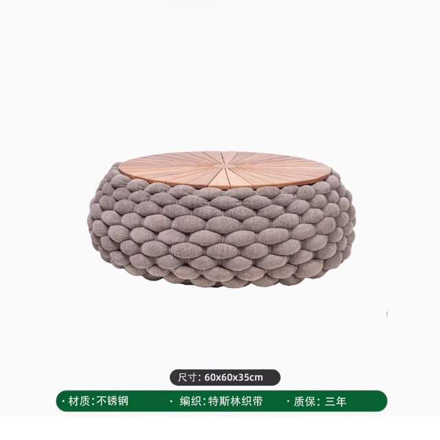Mesa de café (acero inoxidable)