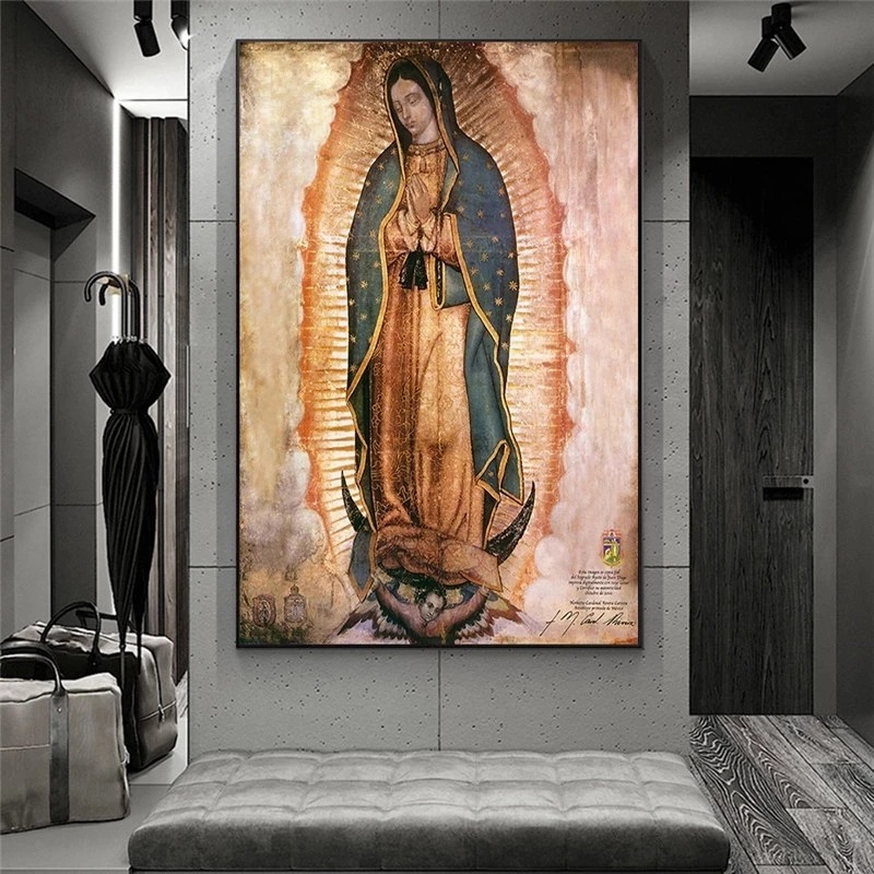Pintura en color arte Buda lienzo mural póster mural arte dormitorio sala de estar decoración moderna