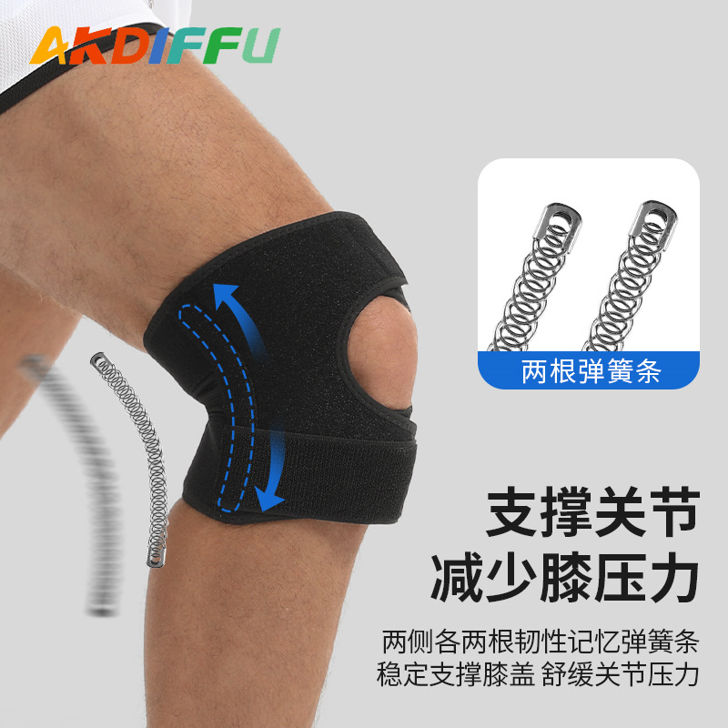 Nueva rodilla de silicona prensada rodilla de silicona correr ciclismo montañismo menisco rodilla rótula cinturón protector