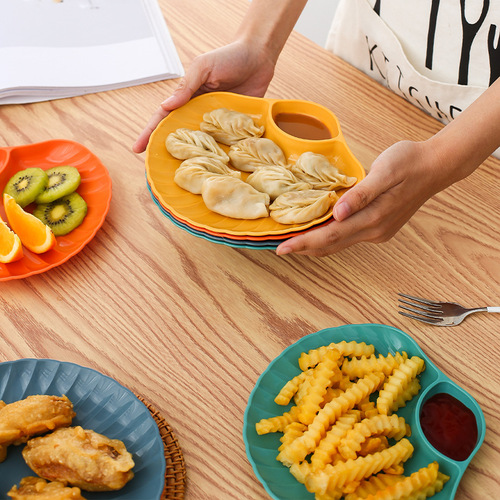 Spit bone plate kitchen breakfast snack plate dip plate household snack snack dry fruit plate spit bone plate