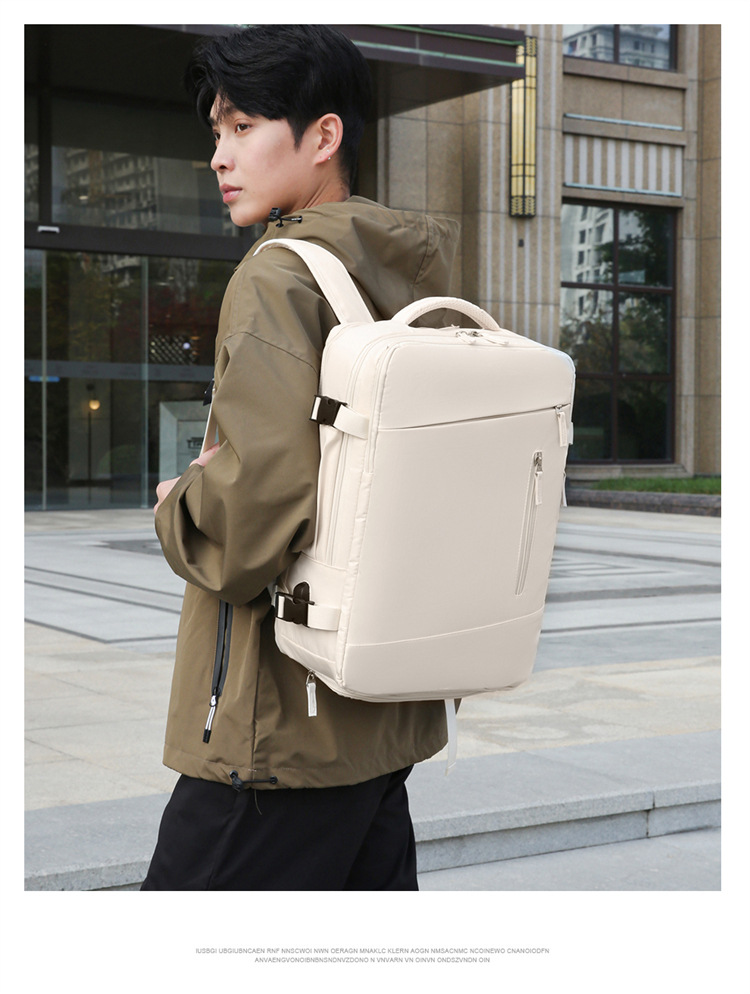 New Expandable Large Capacity Multifunctional Casual Laptop Bag Short Trip Backpack_voghion.com