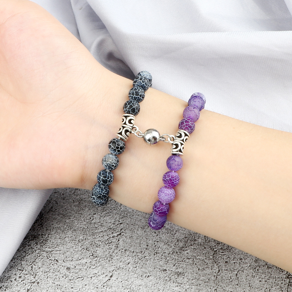 creative couple bracelets, magnet bracelets, a pair of suits for girlfriends and sisters, long distance relationship gifts_voghion.com