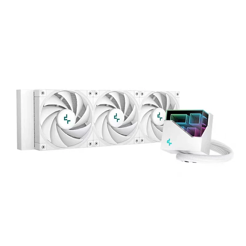 Kyushu Fengshen LT720/240 Ice Cube 360 White Hedivatt 12CM Fan PWM Smart Temperature Control ARGB