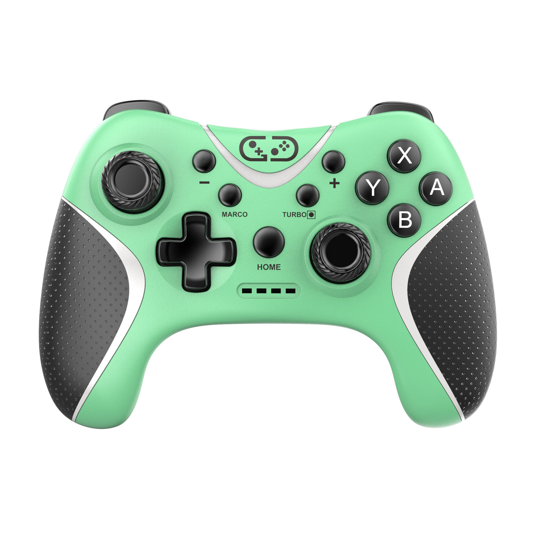 Interruptor inalámbrico del interruptor del GamePad manija de Bluetooth uno-haga clic el botón de programación de la parte posterior del anfitrión de la alarma