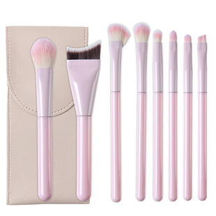 Cangzhou Peach Soft-Bristled Novice Makeup Brush Soft-Bristled Set Brush Fishtail Foundation Brush Eye Shadow Brush Eyeliner Brush Nose Shadow Brush