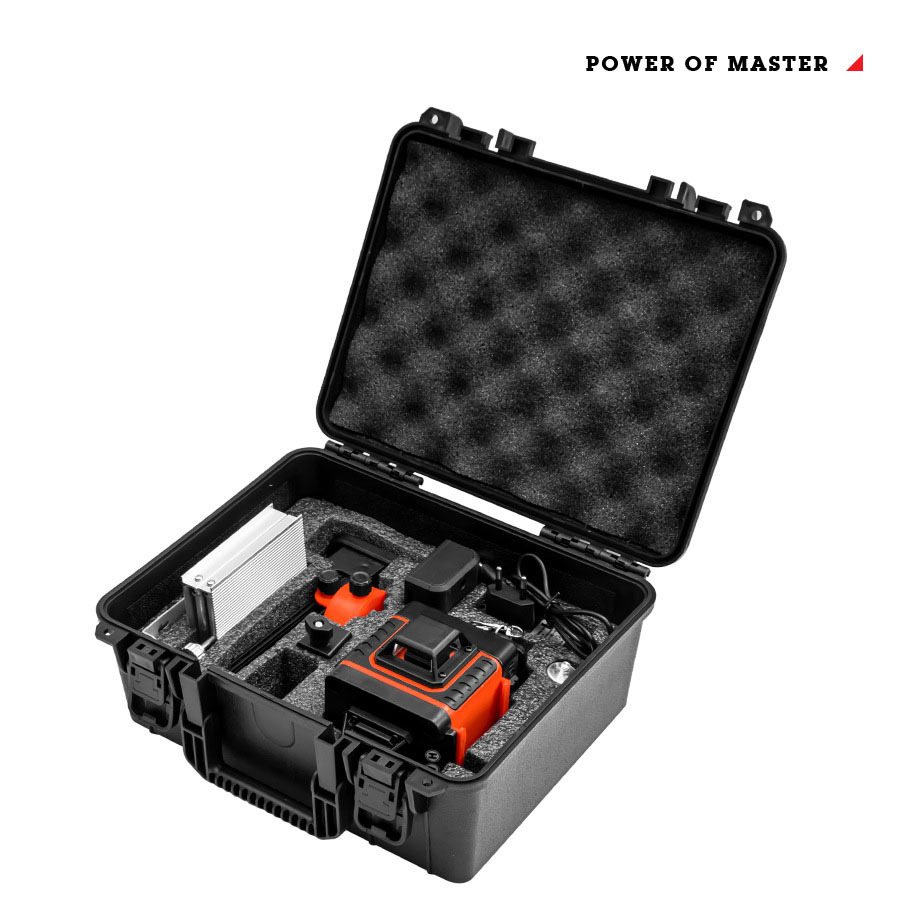 16 línea 4D nivel verde de alta precisión línea automática colocación piso azulejo piso etiqueta de la pared etiqueta nivel láser