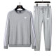 Winter Clover leisure sports suit men's cotton suit loose plus size fat ankle-tied trousers three bars suit