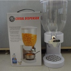 谷物分离器シングルヘッド直立プラスチックシリアルマシン麦マシンバレル食べ物缶演剧ディスペンサー