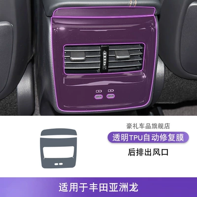 Paint Transparent Tpu Protective Film: Car interior film - 24-25-toyota-avalon-rear-exhaust-air-outlet