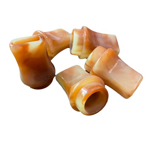 Hulusi mouthpiece, black mouthpiece, musical instrument accessories, round flat type universal mouthpiece