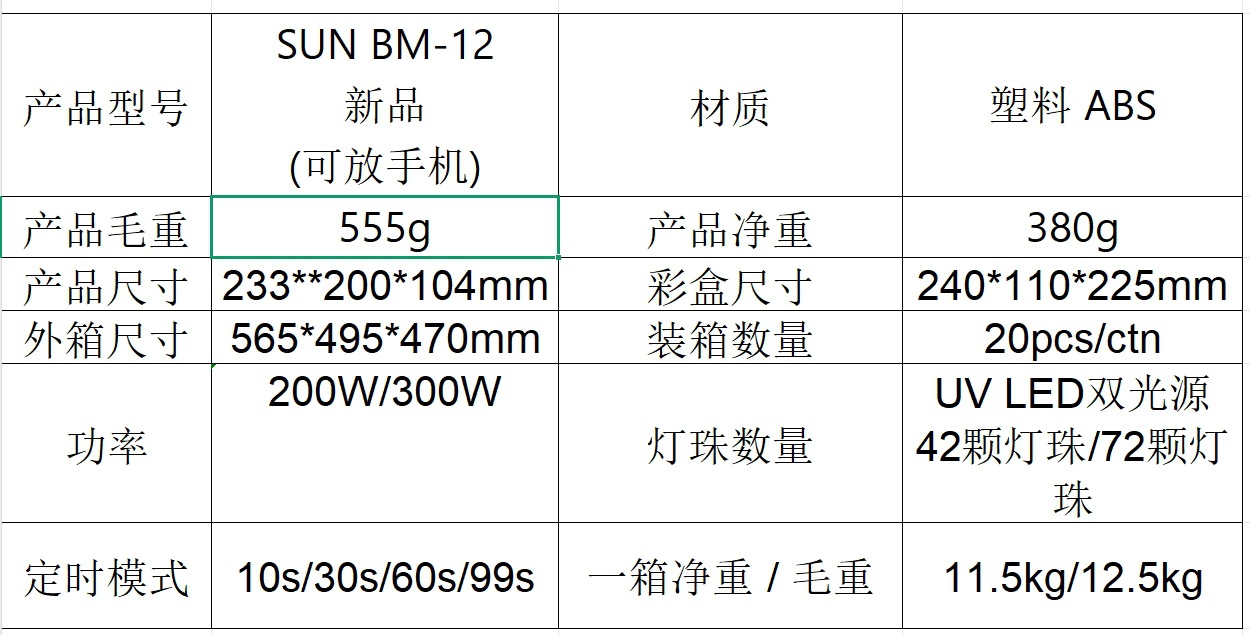 跨境美甲灯300w大功率美甲机uv指甲烤灯led速干光疗灯烘干机批发