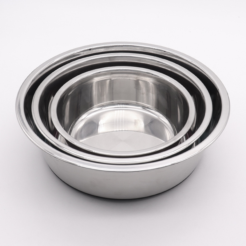 Resbaladizo 340 acero inoxidable tazón para perros anti-derribo tazón para perros tazón para perros tazón de gran capacidad