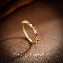 ��14K�������ν�ָŮ��䳲����С��18K��ƽ��鱦���� 30997