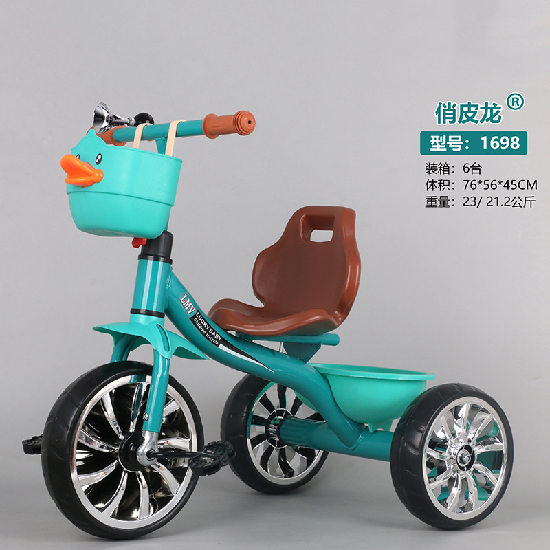 2024 New Model Children's Tricycle Baby Pedal Bike 1-3-6 Years Old Self-Propelled Infant Stroller Baby Hand