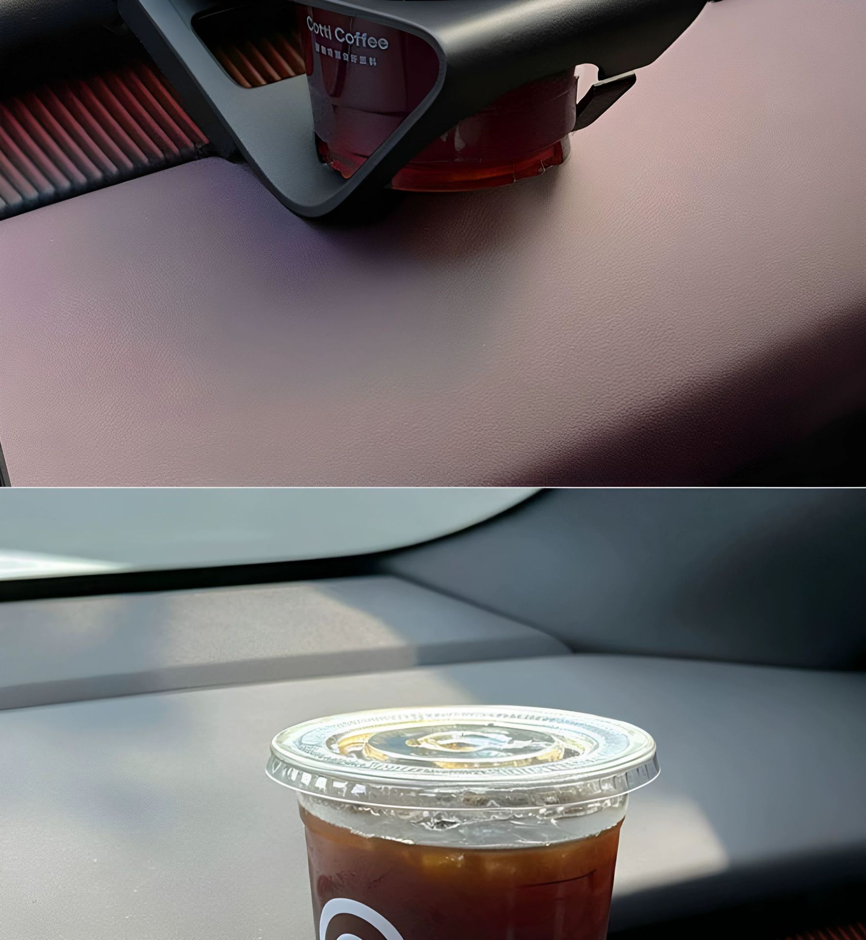 Suitable for NIO 2023-2026 ET5 models: car cup holder, beverage holder for the center console, stable and prevents spills
