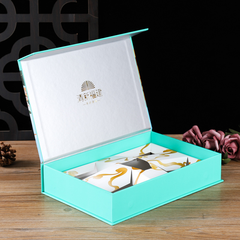 Caja de color caja de embalaje de cosméticos caja de regalo con caja de regalo portátil perfumado té tapa de embalaje caja de regalo personalización