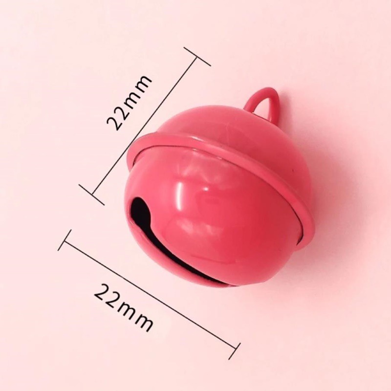 22mm 컬러 메탈 방울 DIY 액세서리 부품 크리스마스 트리 장식용 걸이 방울