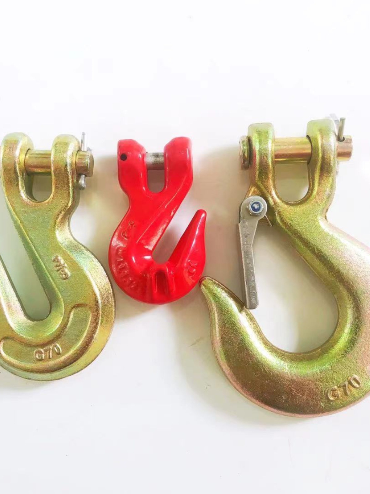 起重美式澳式带翅抓钩吊钩G70羊角抓钩滑钩挂钩吊链连接钩拖车钩