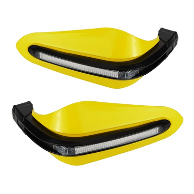 Motorcycle modification accessories LED white Motosiklet ləvazimatları və aksesuarları - yellow