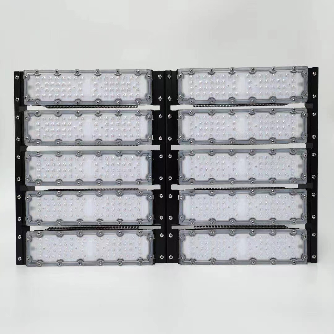 Lámpara de luz LED al aire libre lámpara especial de campo de campo módulo negro lámpara de túnel 50W100W150W200W250W300W400W