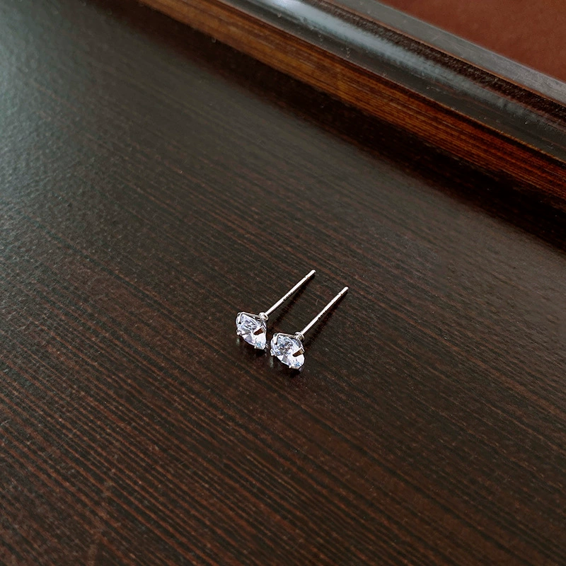 Серебряная игла, цирконы, модные универсальные серьги из жемчуга, стиль высокого качества, стиль «легкая роскошь», оптовая закупка