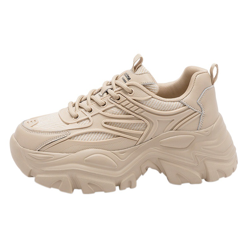 Augusto Daddy zapatos de mujer de suela gruesa 2023 Verano nueva moda adelgazante muffin casual zapatos para correr ins