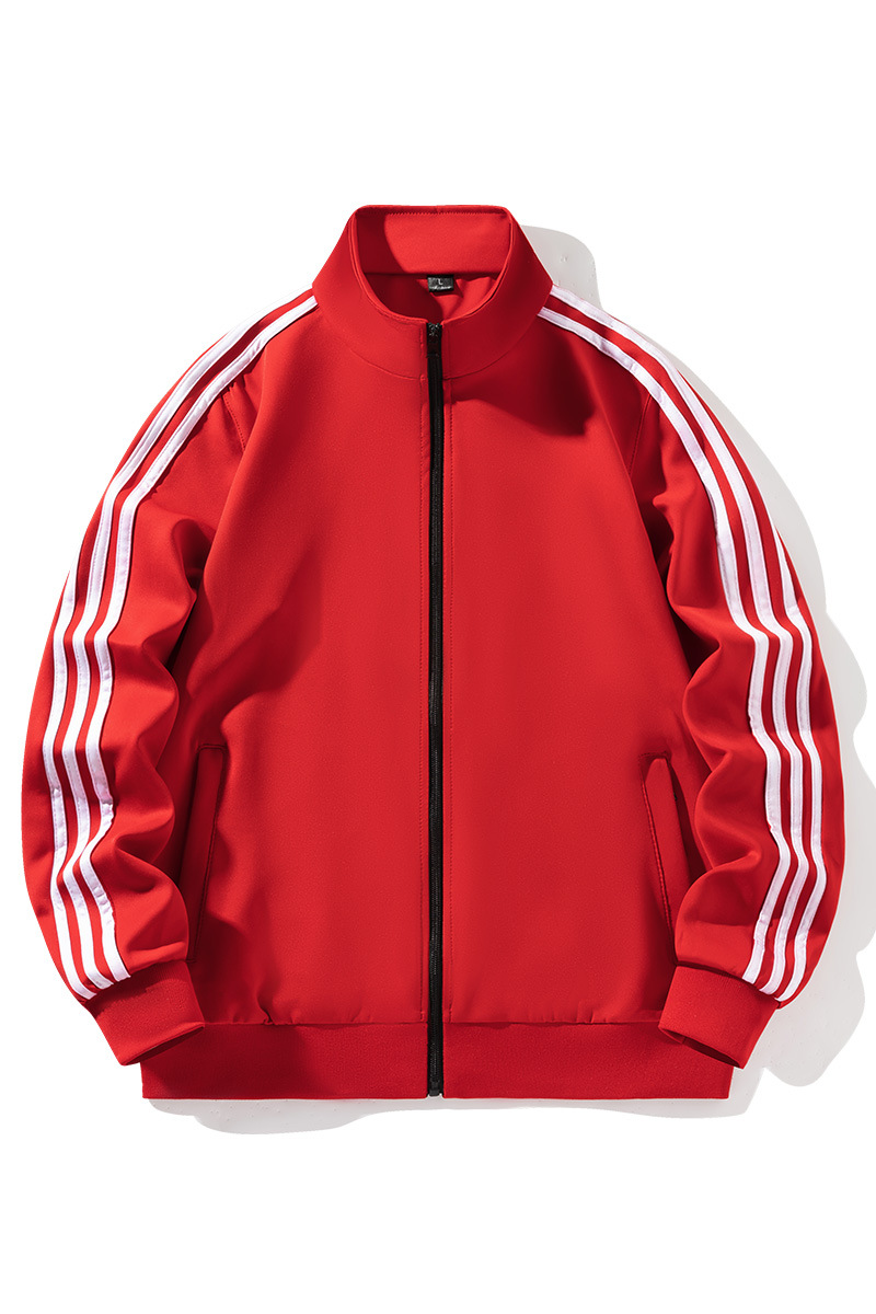 Comercio exterior transfronterizo hombre tres barras collar juego deportivo logotipo personalizado primavera y otoño ocio dos piezas juego de soporte de compra grupal image 8