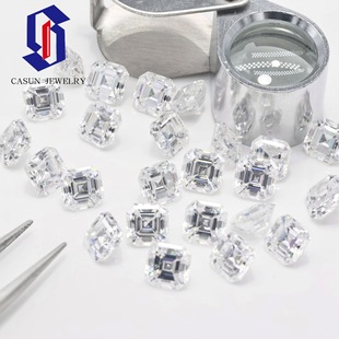 Wuzhou factory wholesale Aschesan D/EF/GH color 0.5CT-3CT special-shaped Mosan bare stone in stock direct supply