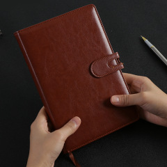 法拉蒙商務A5筆記本 搭扣會議記事本辦公用品文具記錄本logo