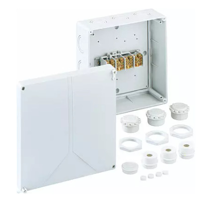 Spelsberg高防护等级接线盒 带4根端子，外部尺寸250*250*115mm