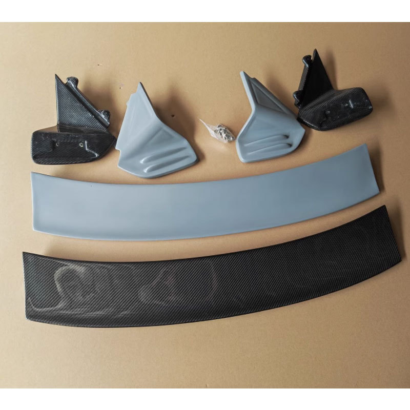 Suitable for Bmw Mini Cooper R56 Real Carbon Fiber Modified Rear Wing Top Wing Spoiler Fixed Wing