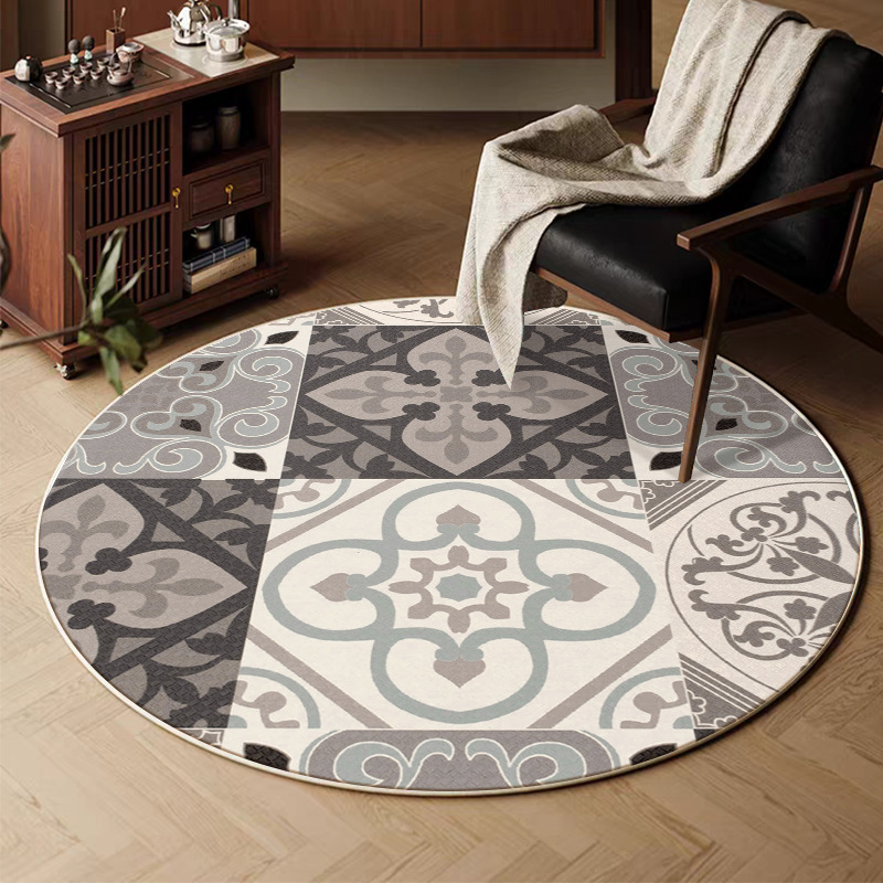 Alfombra de cachemira retro transfronteriza sala de estar sofá mantas de mesa de té mantas domésticas resistentes a la suciedad y al desgaste mantas de cama de dormitorio