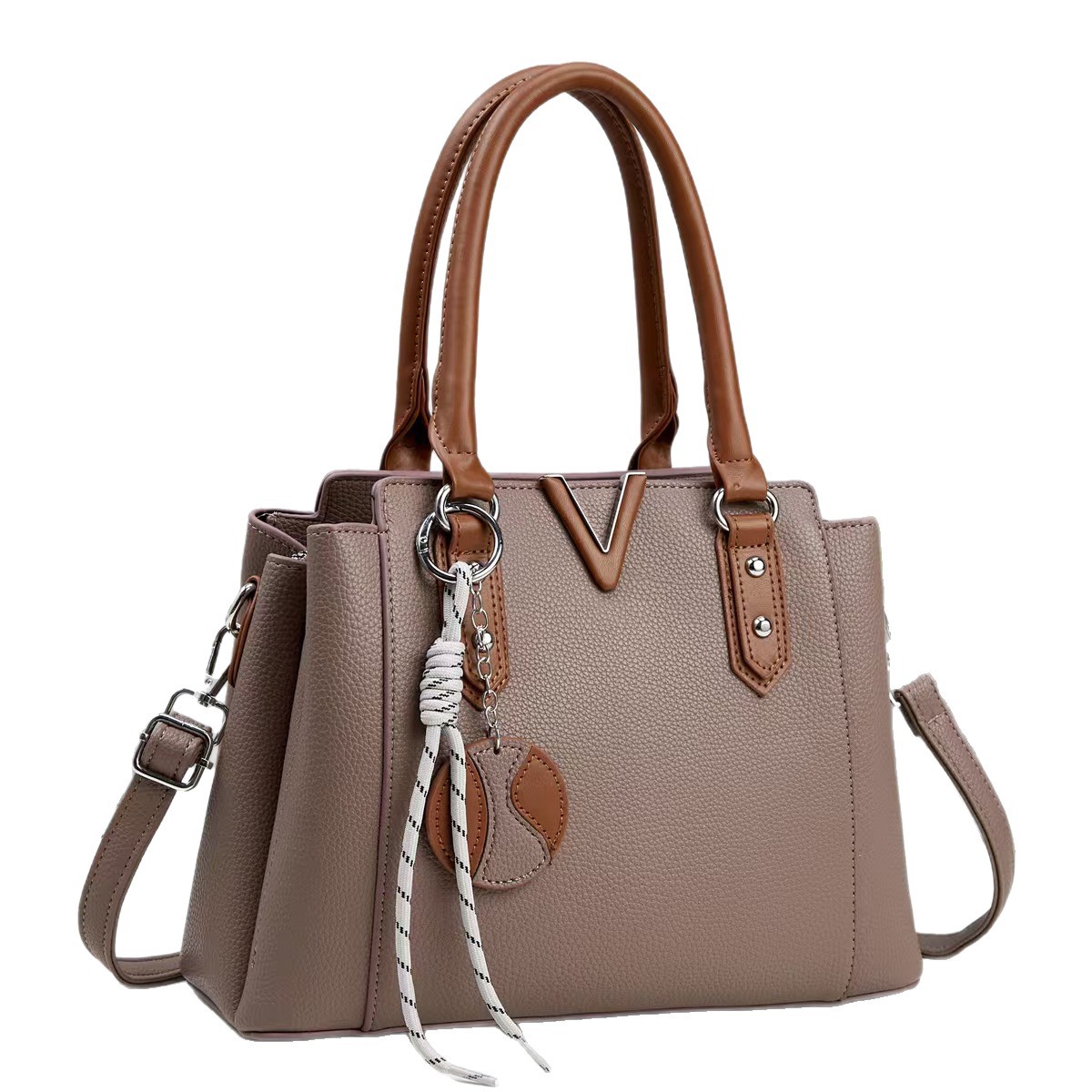 Bolso de mano de mujer universal, bolso de hombro casual de moda diaria de gran capacidad, bolso de transporte transfronterizo.