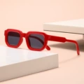 Red frame gray film