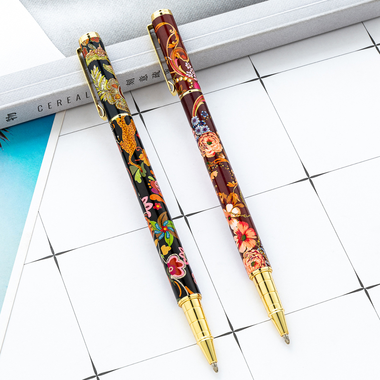 Impresión de transferencia térmica creativa lápiz de firma de película impresa de varilla completa lápiz de bola puede grabar logotipo de regalo de comercio exterior lápiz publicitario