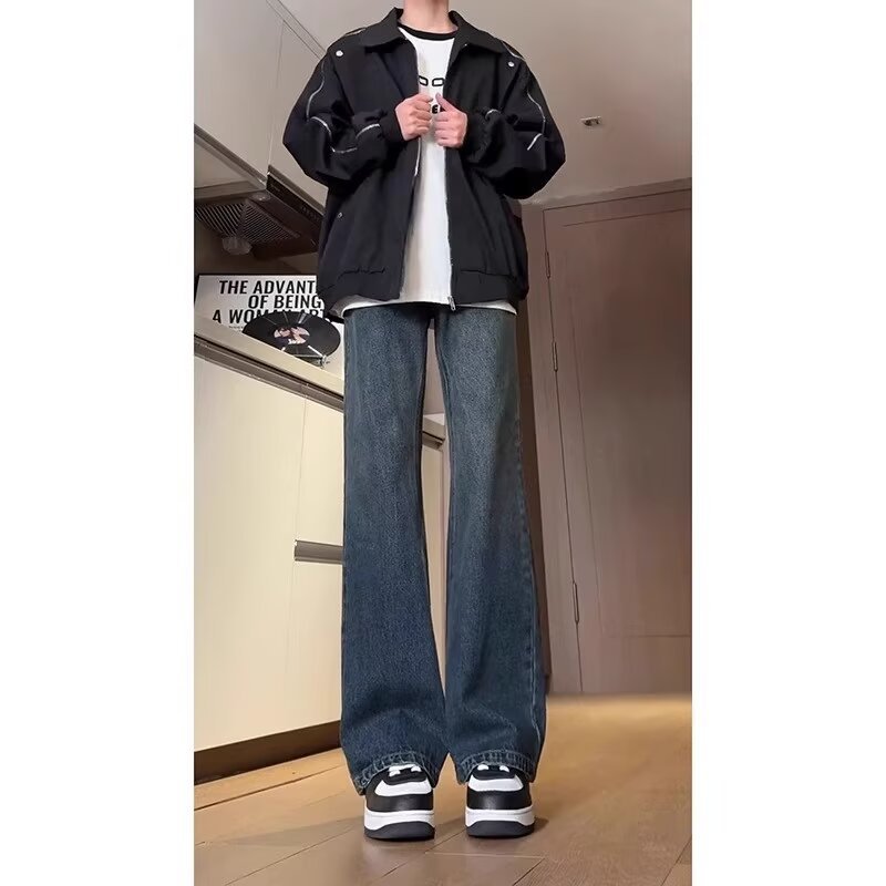 Dark blue jeans