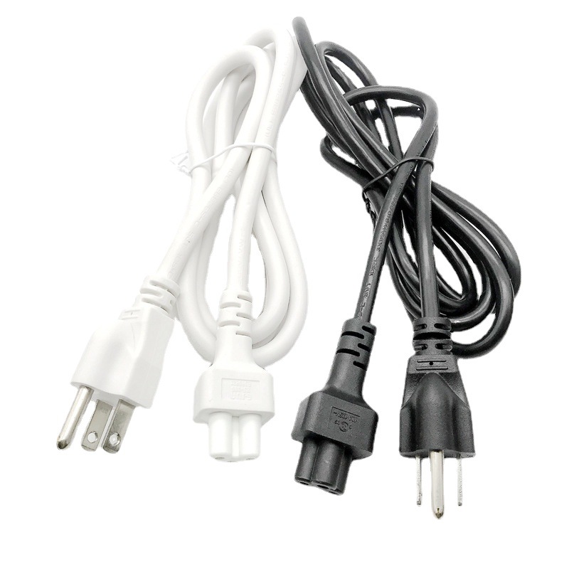 电源适配器AC插头线 美规三插梅花尾电源线 SVT 18awg/0.824平方