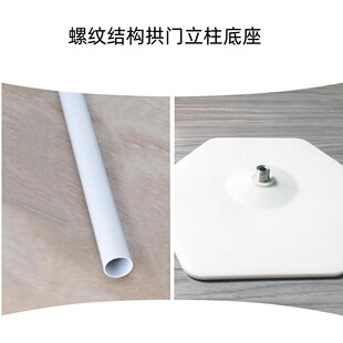 Threaded arch column base square water injection base water bag base festival celebration party decoration wedding arrangement