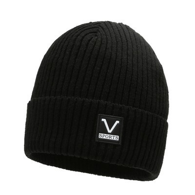"fleece-lined thickening" black V standard