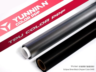 change film, eclipse black silver | Auto Color Change Film - tpu-eclipse-black-silver-dual-use-for-wet-and-dry-surfaces-15215m