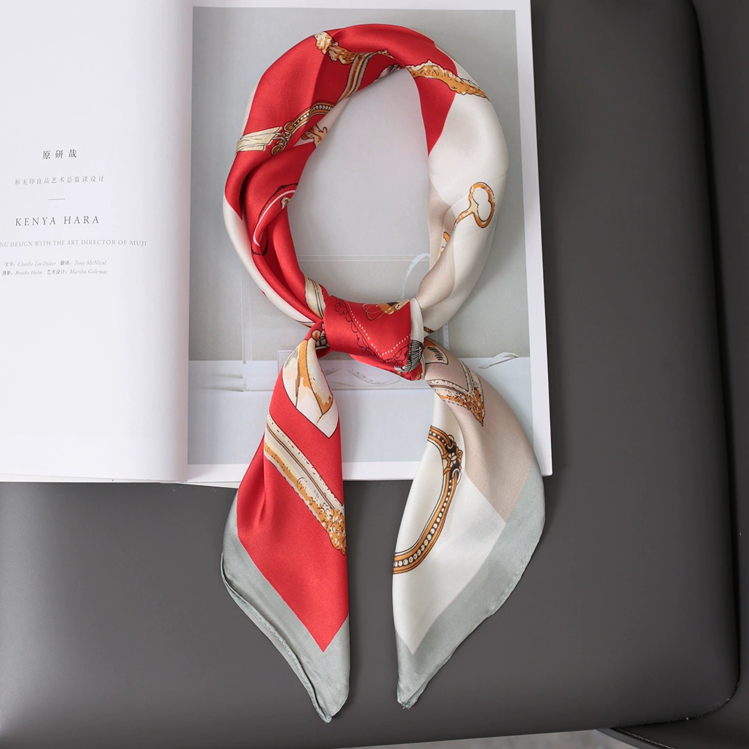 Universal silk handkerchief, decorations, scarf, European style