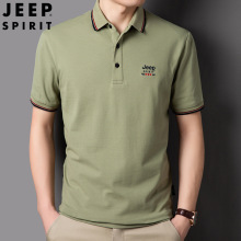 JEEP SPIRIT2022夏季新款男式休闲时尚百搭纯色短袖T恤