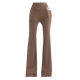 Black gold micro yoga pants pocket horn shark pants plus size 200kg pants southeast Asia cross-border supply