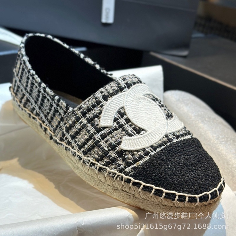 经典小香风渔夫鞋平底四季舒适懒人鞋一脚蹬休闲单鞋时尚乐福鞋女|undefined