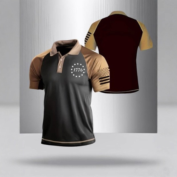 Amazon Xiyin's New Golf Polo Shirt Cross-Border 3D Printed Men's Tops Independent Station Source Factory