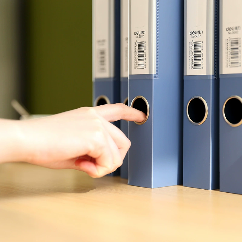 [6 installation] Deli 33440 file box APA back width 35mm file box data storage box office stationery