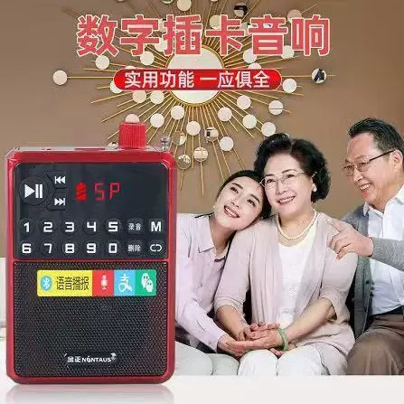 金正同款友盛达小巧精致口袋机插卡U盘蓝牙录音FM听戏机扩音器