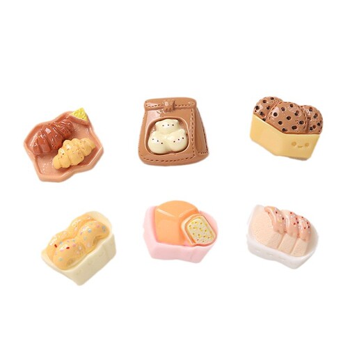 Cartoon DIY resin accessories, decorations, desserts, food, cream glue, handmade hair clips, phone cases, shoe buckles, and accessories batch