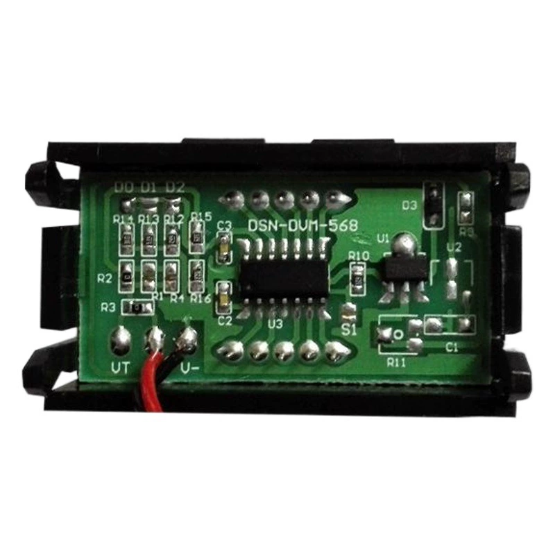 Двухпроводной цифровой вольтметр постоянного тока DC4.5V-30.0V измеритель дисплея напряжения батареи